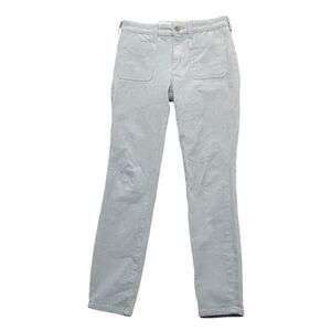 Anthropologie Pilcro And The Letterpress High Rise Skinny Faded Blue Corduroy 27